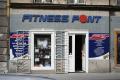Fitness Pont / Homlokzat dekor�ci� plasztikus bet�kkel �s f�liagrafik�val II. (2010-02-20)
